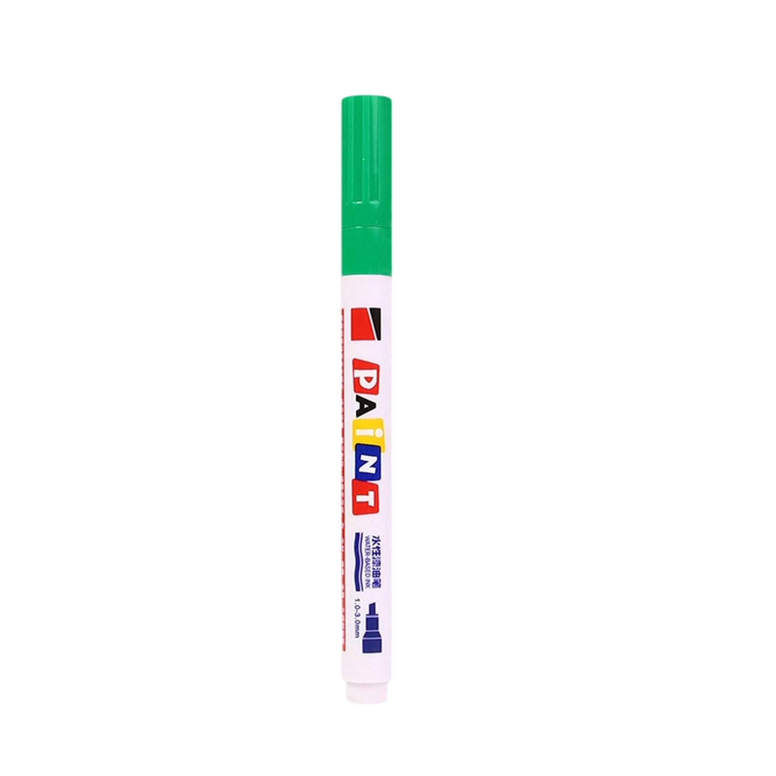Xinsheinelry Oblique Head Green Stone Inscription Pen Fade And Water Resistance Stone Paint Marker For Outdoor Gravestones And Tombstone Restoration Grave Marker Repair Pen