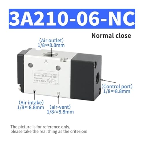 Distributeur 3A210-06 NC anti fuite pour sécuriser les circuits de pression - 3