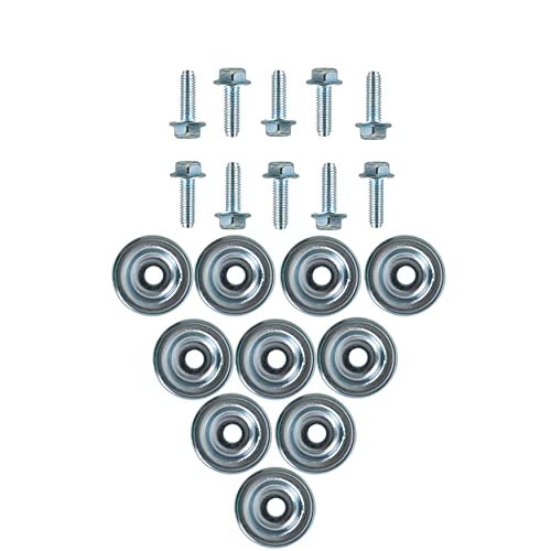 Wflnhb 10 Piece Skid Plate Washer And Bolt Kit Replacement For Polaris General Ranger Rs1 Rzr 500 570 700 800 900 1000 Turbo 7556065 Utv #TOP30