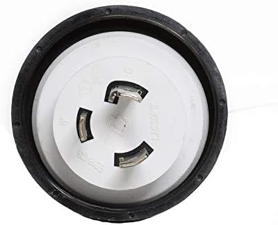 Amp Up Marine & RV Cords 125v 30 amp Male x (2) 30a Female Marine Y Splitter Boat Shore Power Adapter, White - 22323