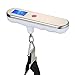 Pocket Handheld Digital Genaue Reisegepäckwaage Koffergewicht Hängewaage mit Tragegurt 110 lb/50 kg LCD-Hintergrundbeleuchtung Tara-Funktion Automatisch aus (A19 Gurt)