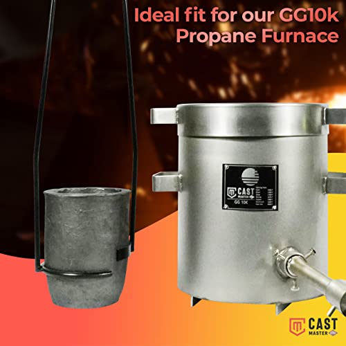 Cast Master Elite Crucible Tongs - 10Kg Crucible Lifting Tongs - Heavy Duty Steel, Holding-Clamp Tongs For Melting Furnace - Usa Designed & Supported #TOP2