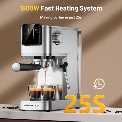 Keenstar JH-C5010E Espresso Machine With Milk Tank, 20Bar Hot & Iced Coffee Machine With Rapid Cold Brew, Espresso Maker With Milk Frother Steam Wand thumb #5
