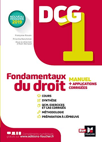 Télécharger DCG 1 - Fondamentaux du droit - Manuel et applications Gratuit