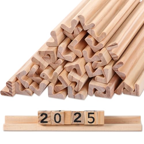 Set de 32 soportes de madera para fichas