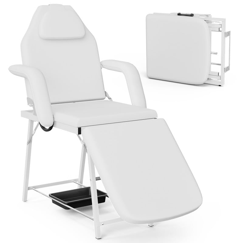 Syybhb Portable Tattoo Table Foldable Spa Chair Travel Massage Bed