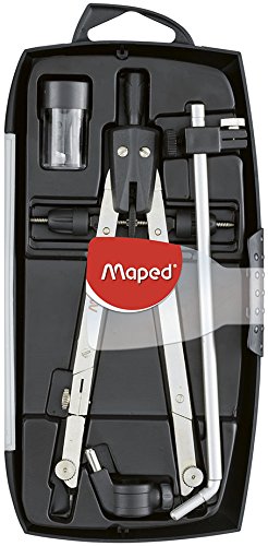 Preisvergleich Produktbild Maped 28025 Riesen-Zirkelkasten, ZirkelLänge: 150 mm, schwarz