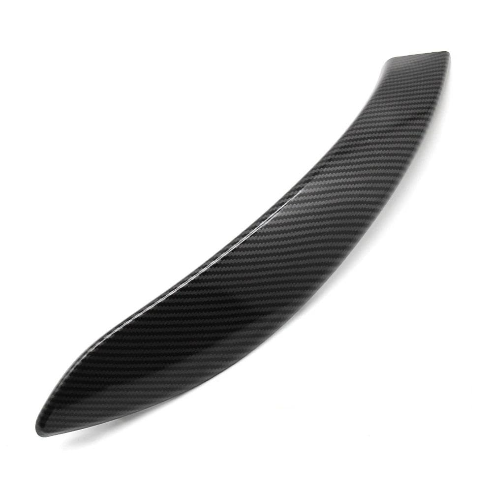 Gnitrims Carbon Fiber Left Garniture Panneau Couverture Poignée Porte Voiture Intérieure En Fiber Carbone Pour Série 3 4 F30 F31 F32 F33 F34 F35 F36 F80 F82 F83 2013-2018 (Carbon Fiber Left)