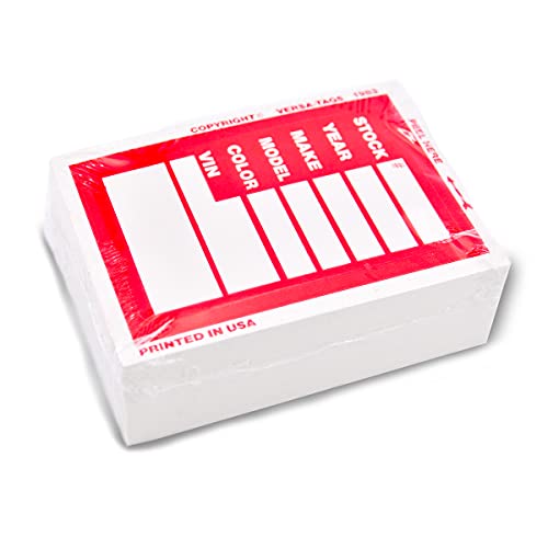 Autocollants Rouge Versa Tags Kleer-bak évite perte clés auto