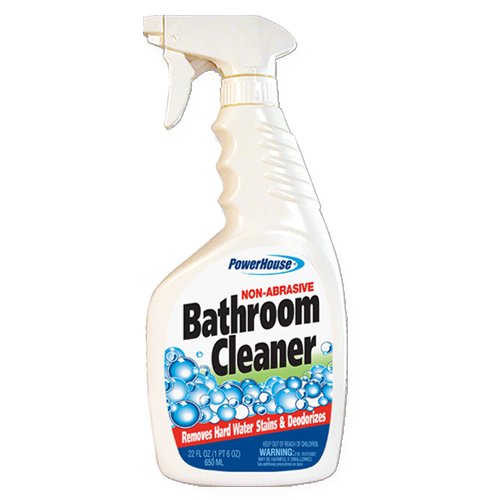 Bathroom Cleaner, Non-Abrasive Bathroom Multi-Surface Cleaner, USA Made Product by PowerHouse