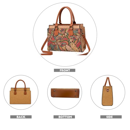 Natural cork Large capacity shoulder bag handbag crossbody3