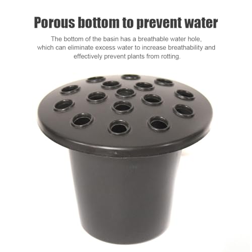 Tongdejing 2 Pcs Grave Flower Holders with Lids Memorial Grave Pots Round Grave Vase for Funerals Cemeteries - Image 3