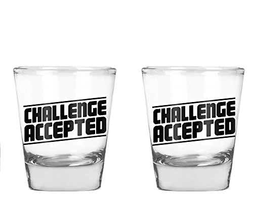 Challenge Accepted - Birthday Gift for men or women - 1.75 OZ Shot