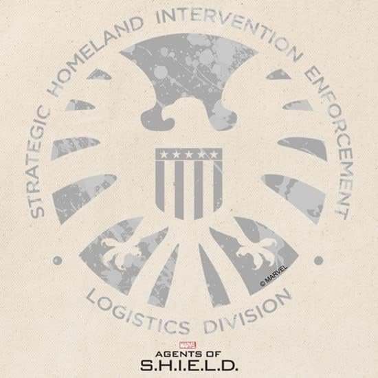 Miniatura 3 de CafePress Marvel Agents Of SHIELD - Bolsa de lona natural