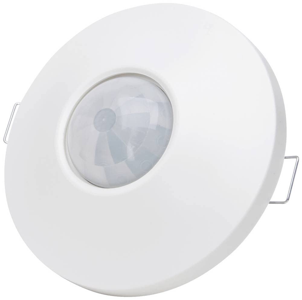 Kopp, INFRAcontrol 827802001 R 360°, rilevatore di presenza, montaggio a soffitto, 12 m, area di rilevazione Master, 1 canale,