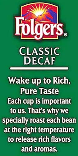 Folgers Coffee Coffee, Decaffeinated, Ground, 33.9 oz 2550000375