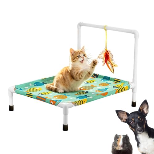 Cama elevada para perros transpirable y hamaca para gatos casa 8