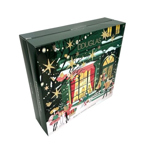 Douglas Adventskalender - 24 Make-Up & Pflege Beauty Highlights 2025 NEU Grün - Beauty Kosmetik Advent Kalender für Frauen + Mädchen - Limitiert