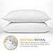 DreamNorth Premium Gel Pillow Loft (Pack of 2) Luxury Plush Soft Bed Pillows for Home, Hotel Collection [Good for Side and Back Sleeper] Cotton Cover Dust Resistant & Hypoallergenic - Queen Size White