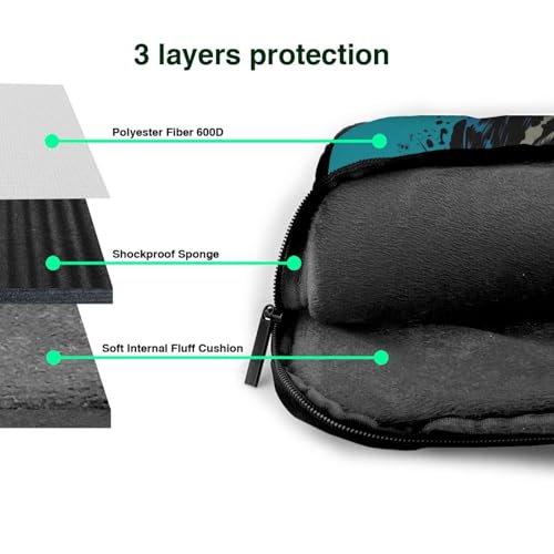 Maletín impermeable para laptop 14 pulgadas diseño animal miniatura 4
