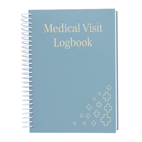 Medicinlogg – A5 hälsoinspelningsbok, professionell medicineringsmätare för vårdgivare och resenärer, seniorjournal för patienter och upptagna yrkesverksamma, mångsidigt system för hemmakontoret