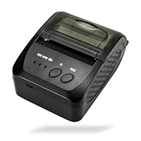 NetumScan Bluetooth Wireless Thermobondrucker, 2 Zoll 58mm Mini USB POS Drucker für Restaurant Einzelhandel Kompatibel mit Android/iOS/PC/Windows NS1809DD
