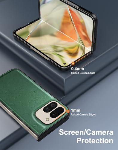 Coque Pixel 9 Pro Fold étui vert pour charge sans fil nomade - 5