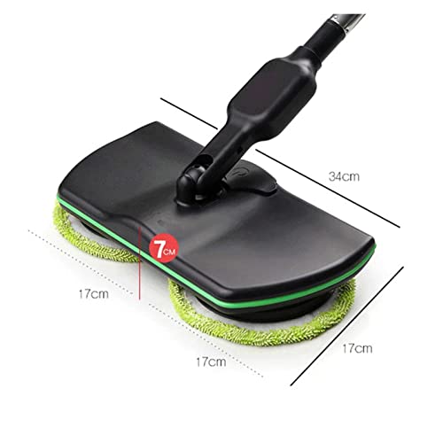 Mopa eléctrica inalámbrica, funciona con pilas recargables para una limpieza y pulido de suelos sin esfuerzo, diseño ligero para un fácil manejo