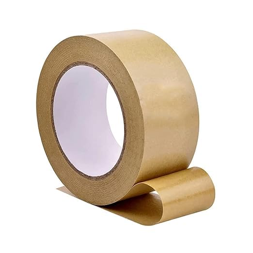 Brown Kraft Paper Tape, 2" x 50 Meter, Writable Non-Coated Surface for Sealing, and Packaging Use, Eco-Friendly and Recyclable, Easy-to-Tear (Non-Printed) (B0D9FM7P3C) Amazon Price History, Amazon Price Tracker