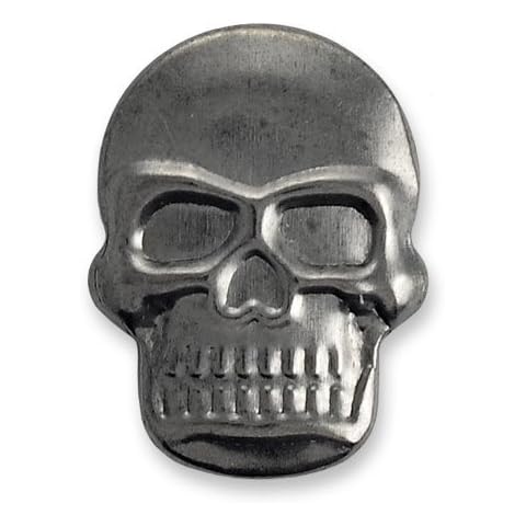Hot Fix Skull Nailhead 1/2'' x 5/8'' Gunmetal by 50 PCS, TR-10861 Cover