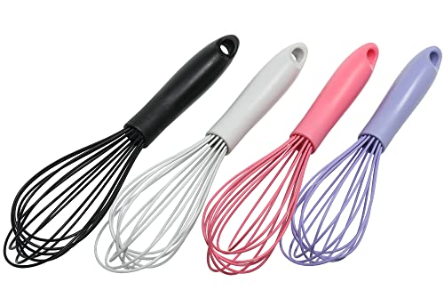 Image of Chef Craft Premium Silicone Wire Cooking Whisk, 10.5 inch, Pink (Pack of 2)
