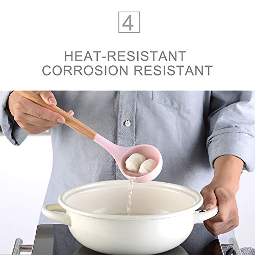 Daerzy Utensílios de cozinha Conjunto 11 Pcs Silicone Antiaderente Conjunto de Utensílios de Cozinha