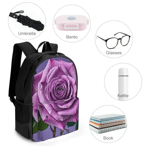 Mochila Casual Deportiva Ligera con Estampado Floral miniatura 4