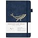 Notebook A4 Lined Journal by Avocado and Spice® with Gift Box & Velvet Bag – Notepads A4 Hardback - Travel Journal A4 Notebook Lined - 200 Thick Pages (Blue, Lined)