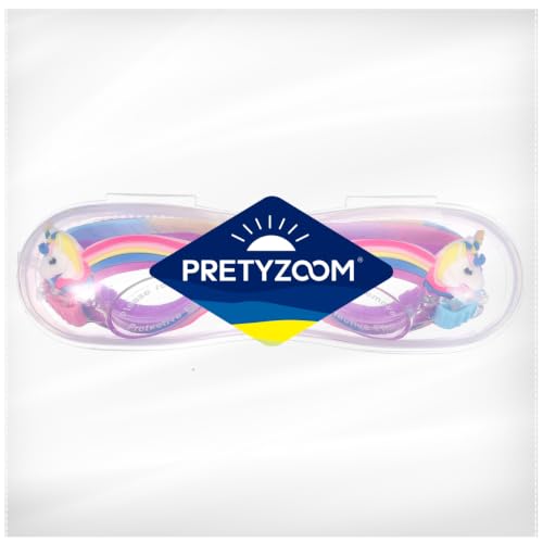 PRETYZOOM Anti-Fog Swimming Goggles for Kids Cute Unicorn Design with Adjustable Strap Comfortable Silicone Fit Perfect for Toddlers Age 3-6, 6.10 X 2.16 X 1.57 Inches - image 5
