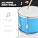 Best Choice Products Kids 5-Piece Beginner Drum Set Junior Kit, Starter Percussion w/Cymbals, Pedal, Toms, Snare, Drumsticks, Stool - Blue Sparkle