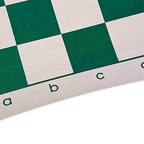 Tablero de ajedrez portátil enrollable PU 42cm miniatura 3