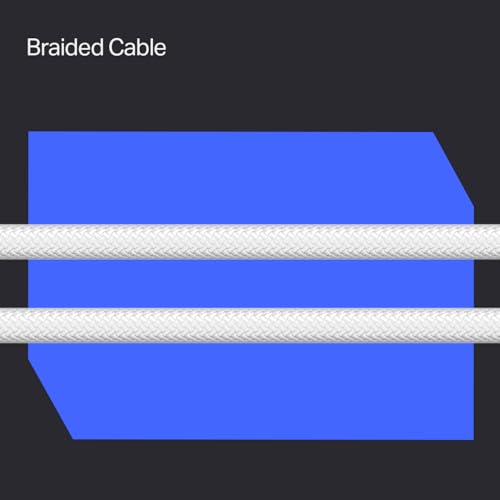Image of Bassheads 213L, 10mm Drivers, Signature Sound, in-Line Microphone, Integrated Controls, 3.5mm L-Shaped Connector & 120cm Braided Cable Wired Earphones with Mic (Active White)