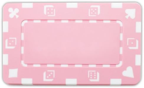 Miniatura 10 de Brybelly 5 fichas de póquer rectangulares - Placa de estilo europeo (naranja)