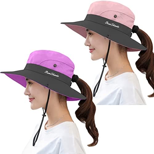 Sun Hat UV Protection Ponytail Hat 