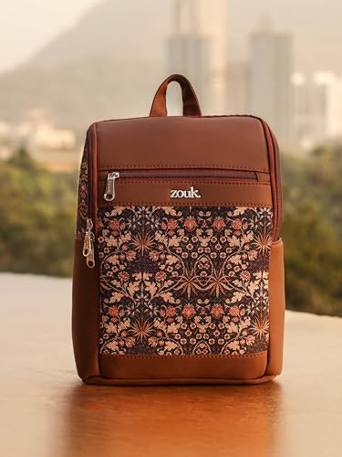 Image of ZOUK Amalia Daypack |Padded Tablet Compartment | Adjustable Straps | Water-Resistant | Men and Women | Daily Use | Lightweight |Smart & Compact |Comfortable & Stylish