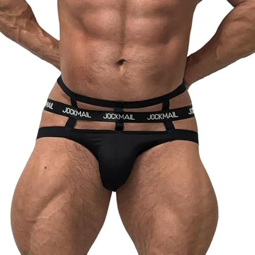 JOCKMAIL Men's Thong G-String Underwear Mens Sexy Jockstrap Breathable Underwear Gym Jock strap2