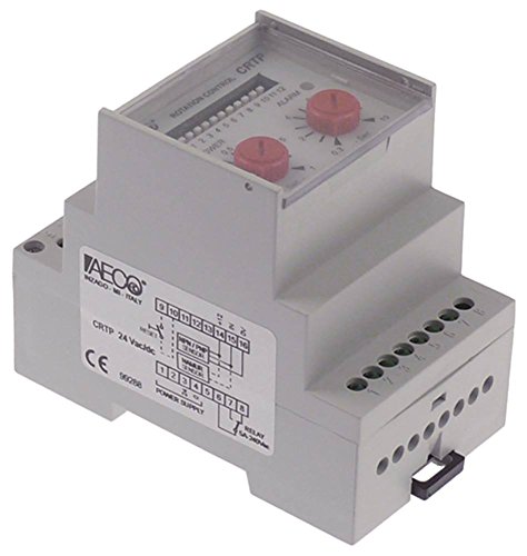 AECO CRTP - Relé de tiempo para lavavajillas Comenda NE4002, NE5502, NE7502, NE9502, NE3002 conexión roscada con alarma 24VAC 0,03-512s