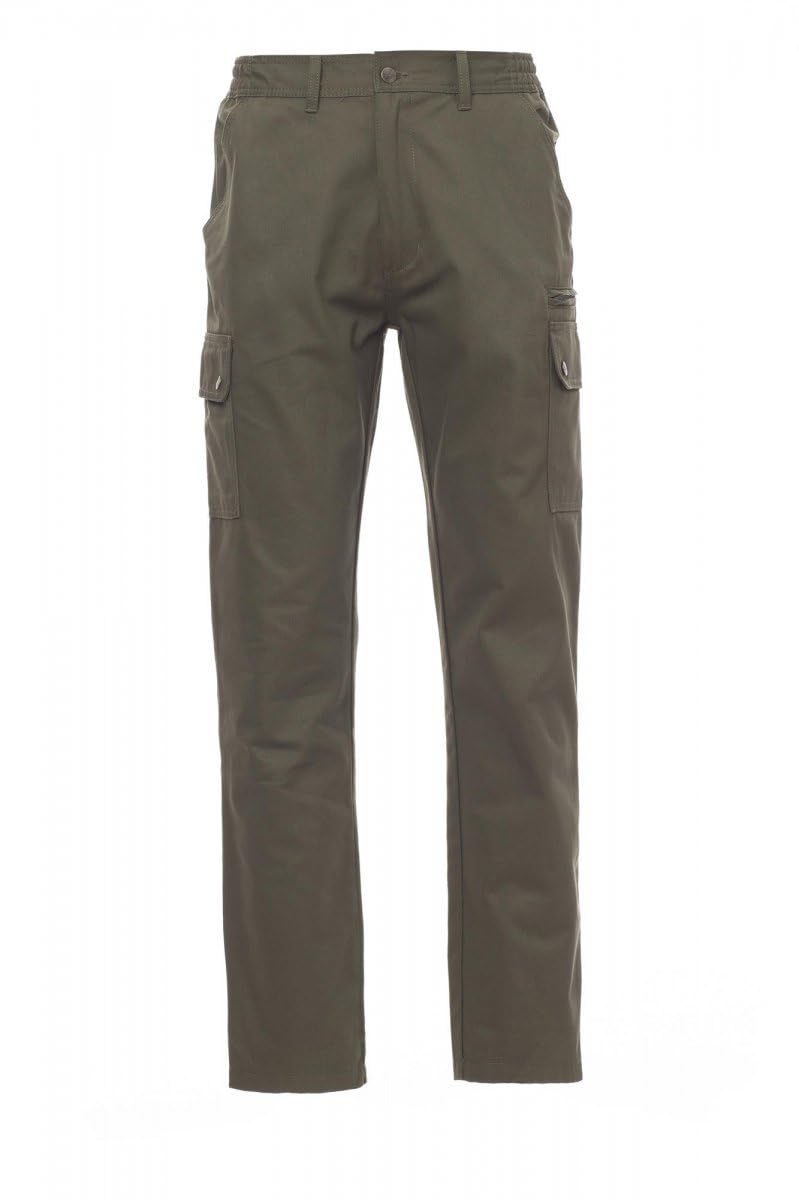Payper Pantaloni da Uomo Forest in 100% Cotone per Lavoro e Divisa Aziendale 6 Tasche e Portametro