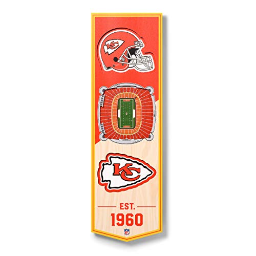 Image of YouTheFan NFL 3D Stadium Banner - 6x19