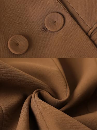 Women's Black Blazer Long Sleeve Single Breasted Office Jacket Business Workwear Formal Coat3