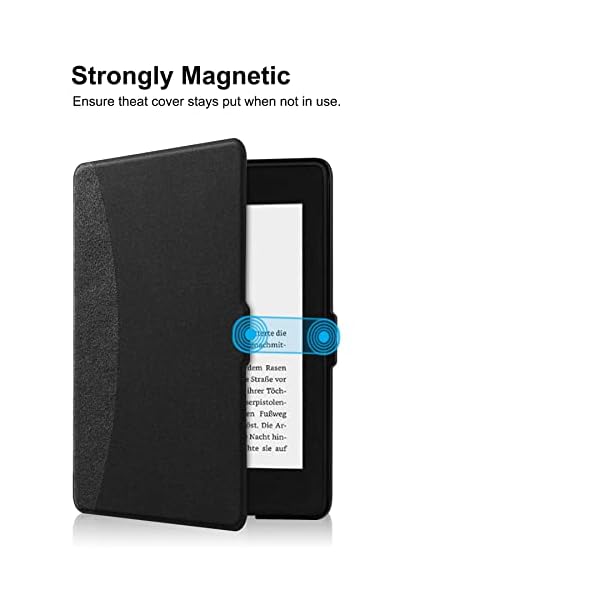 VOVIPO Hülle für 6,8" Kindle Paperwhite (11. Generation - 2021) und Kindle Paperwhite Signature Edition - Die dünnste und leichteste Schutzhülle Tasche mit Auto Sleep/Wake-Black – Bild 9