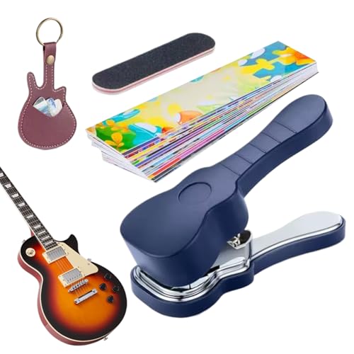 Plektrum-Maker-Werkzeug – Gitarren-Stanzer für individuelle Designs | DIY Plektrum-Schneidemaschine, Handformgerät, Kunststoff-Ersteller, Gitarrenzubehör-Presseset, Bastelwerkzeug für Musike
