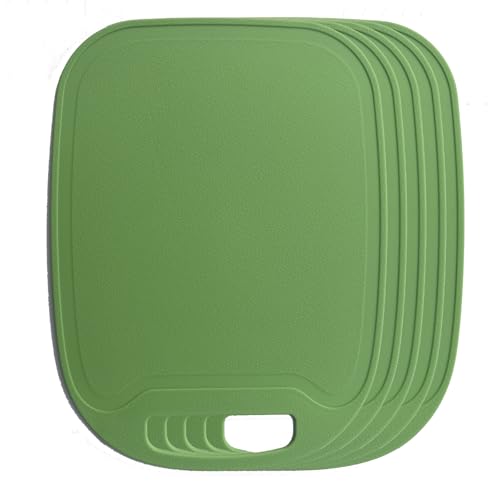 Tabla de cortar de plástico, pack de 5 piezas rectangulares miniatura 3