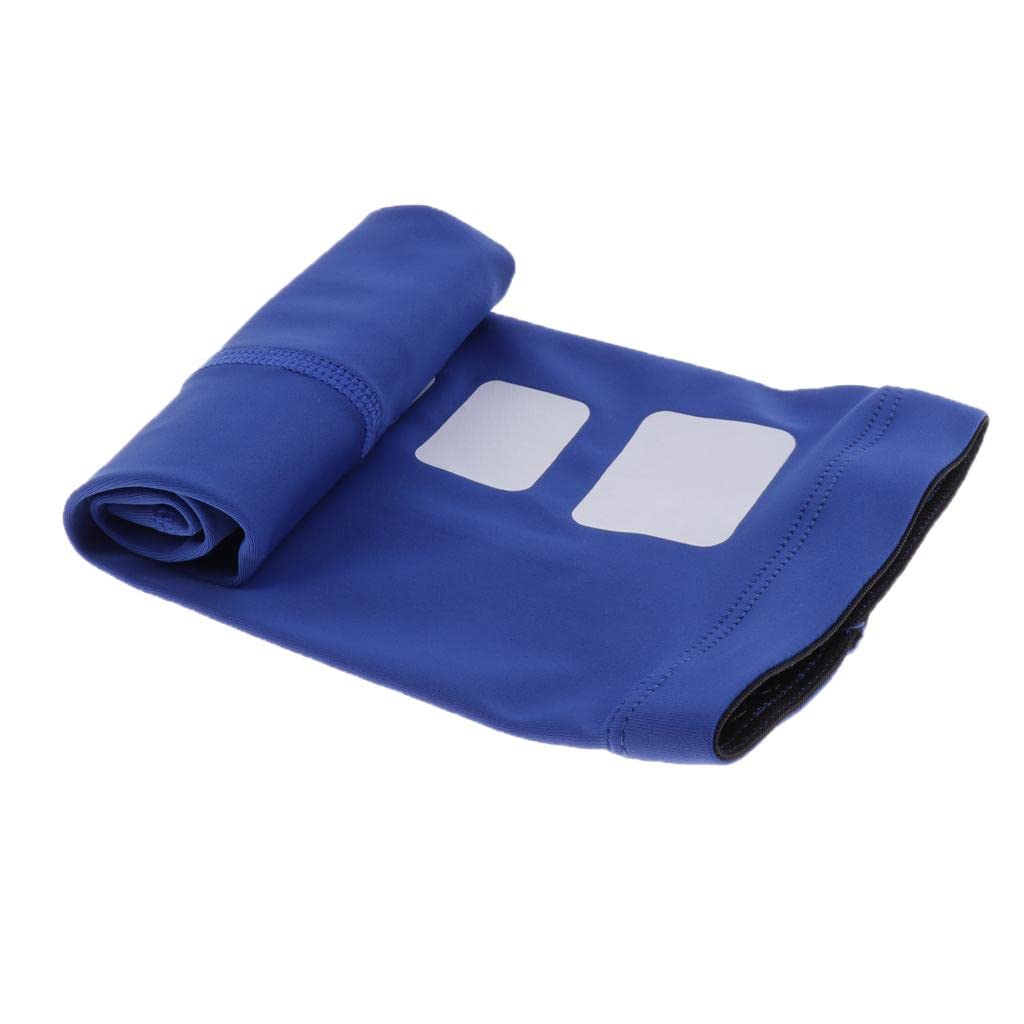 UV Sun Protection Compression Arm Sleeve for Sports Basketball Cycling Blue-image-21